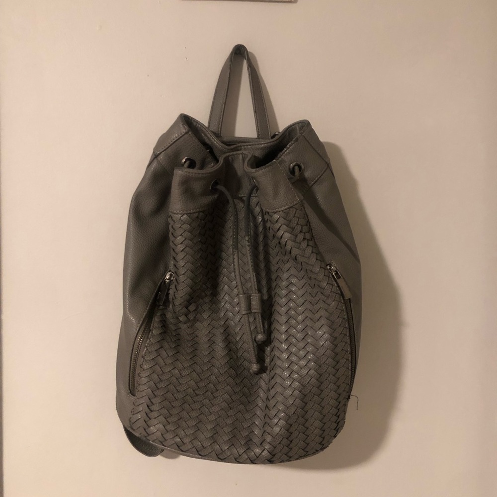 Grey backpack
